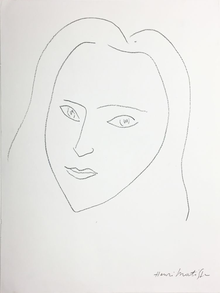 Litografia Matisse - VISAGE (1943)