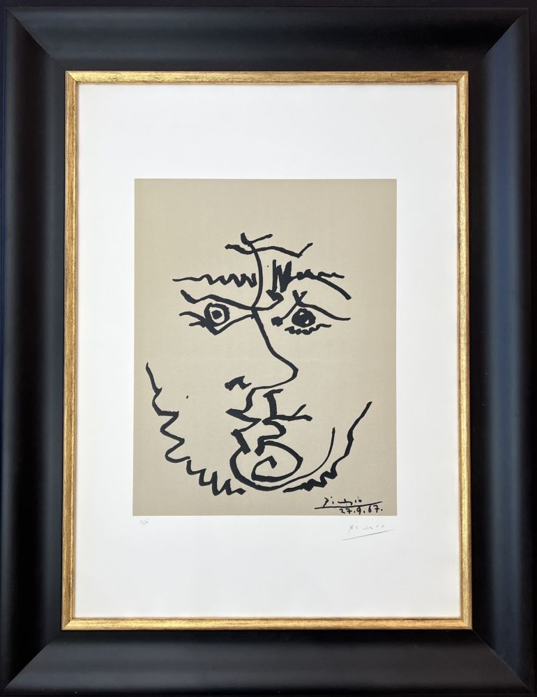 Litografia Picasso - Visage (Face)