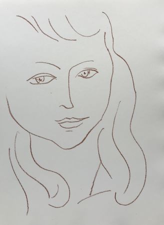 Litografia Matisse - Visages II