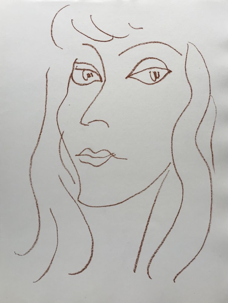Litografia Matisse - Visages V