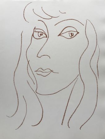Litografia Matisse - Visages V