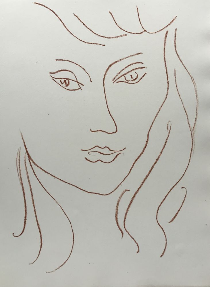 Litografia Matisse - Visages VI