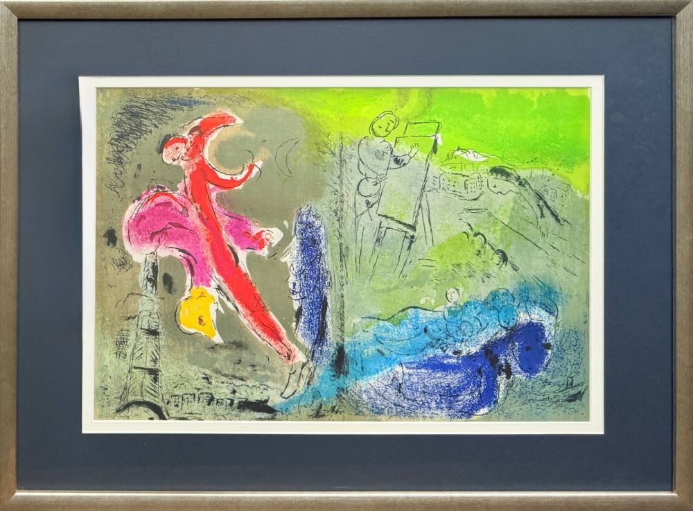Litografia Chagall - Vision de Paris