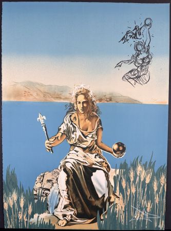 Litografia Dali - Vision Surrealiste Coronation of Gala