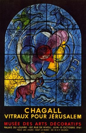Manifesti Chagall - Vitraux pour Jerusalem