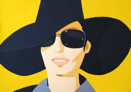 Serigrafia Katz - Vivien in Black Hat