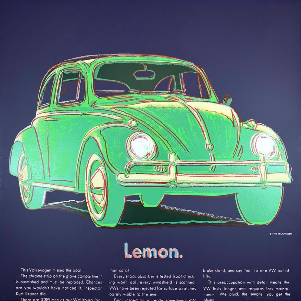 Serigrafia Warhol - Volkswagen, II.358 from the ADS Portfolio