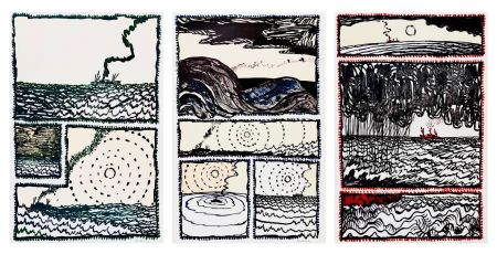 Litografia Alechinsky - Volturno