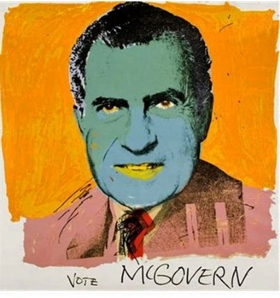 Serigrafia Warhol - Vote McGovern