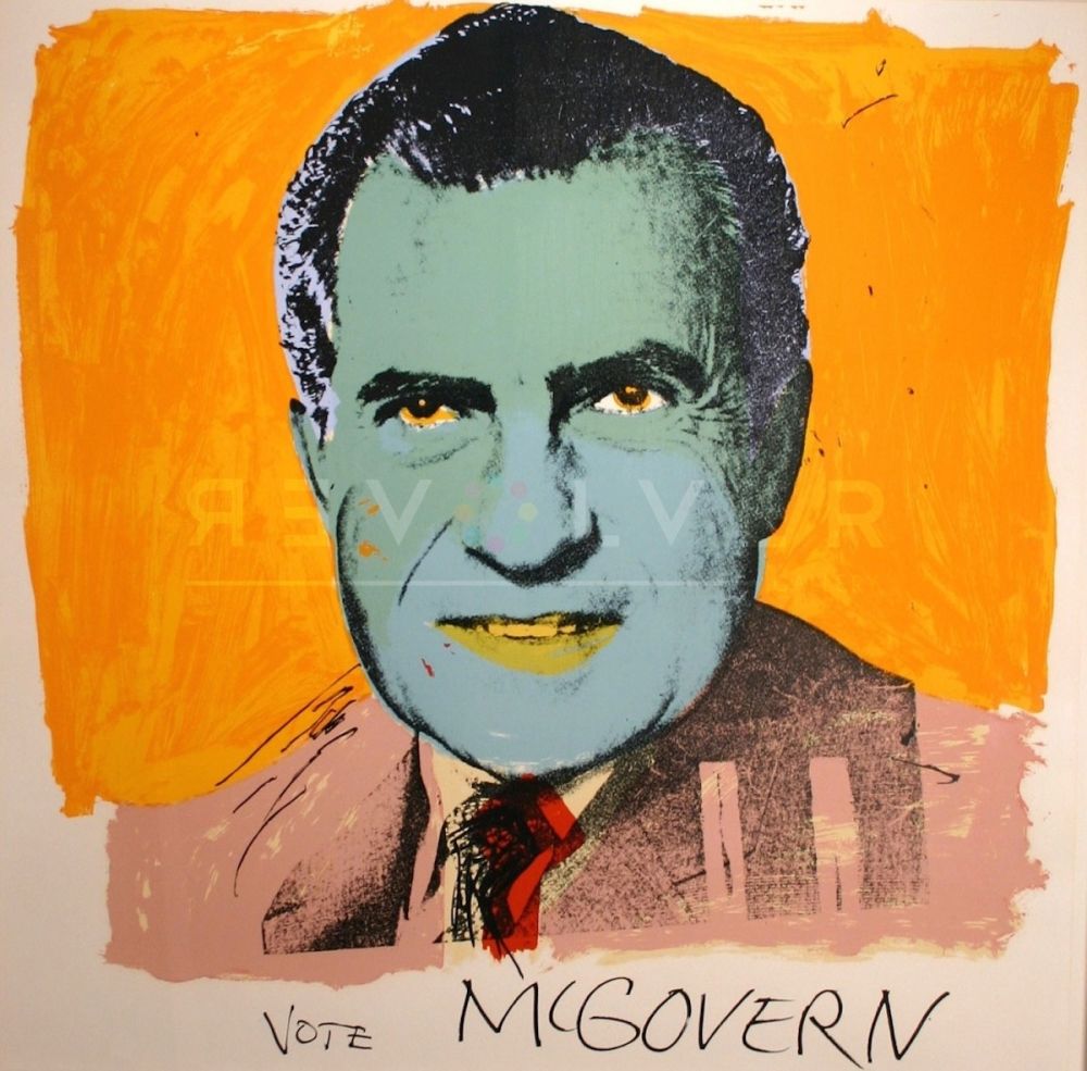 Serigrafia Warhol - Vote McGovern 84