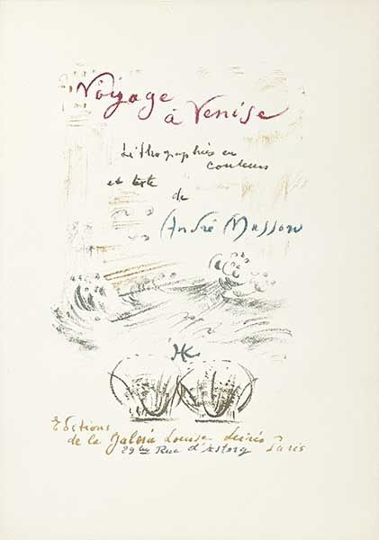 Libro Illustrato Masson - Voyage à Venise