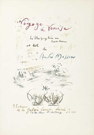Libro Illustrato Masson - Voyage à Venise