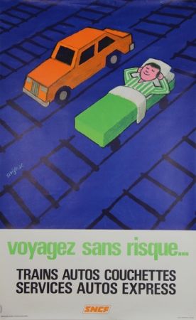 Litografia Savignac - Voyagez sans Risques