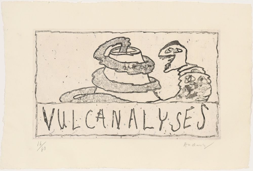 Acquaforte Alechinsky - Vulcanalyses 01