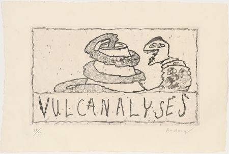 Acquaforte Alechinsky - Vulcanalyses 01