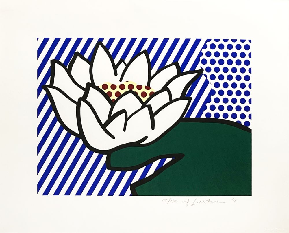 Serigrafia Lichtenstein - Water Lily