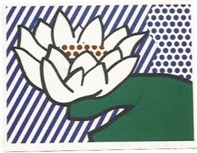 Serigrafia Lichtenstein - Water Lily