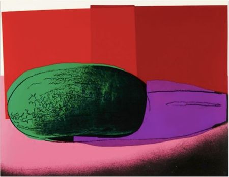 Serigrafia Warhol - Watermelon (Space Fruit: Still Lifes - FS II.199)