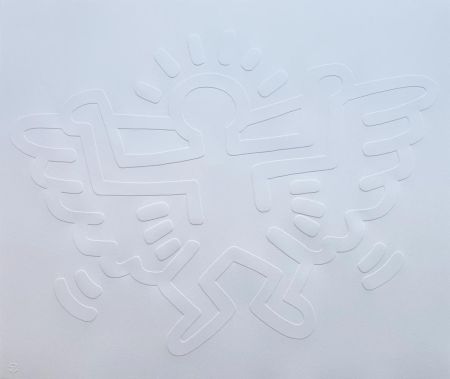 Non Tecnico Haring - White Icons (C) - Winged Angel