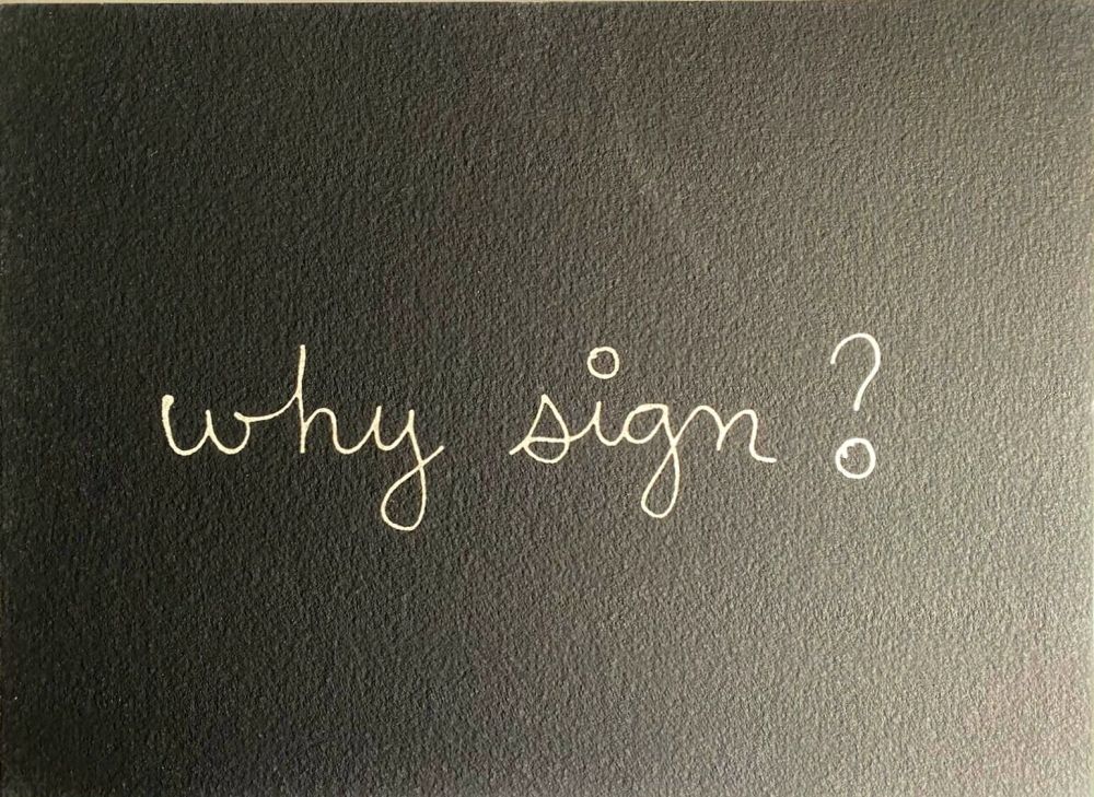 Serigrafia Vautier - Why sign?