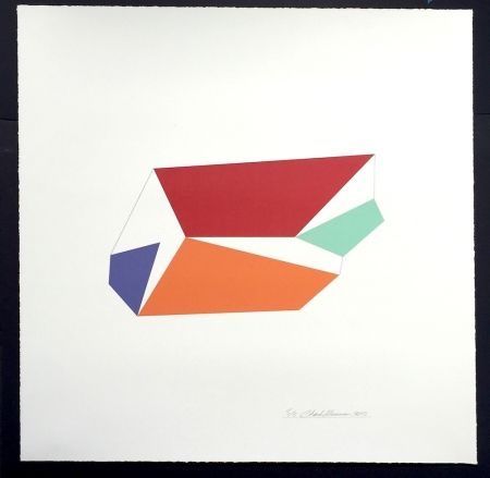 Serigrafia Hinman - Wind, from Kites Suite