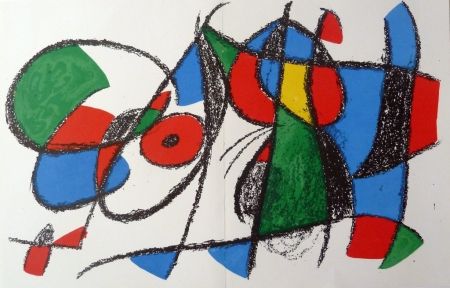 Litografia Miró - Without title