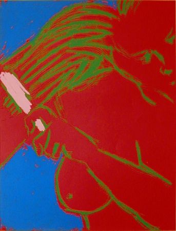 Serigrafia Segal - WOMAN BRUSHING HER HAIR