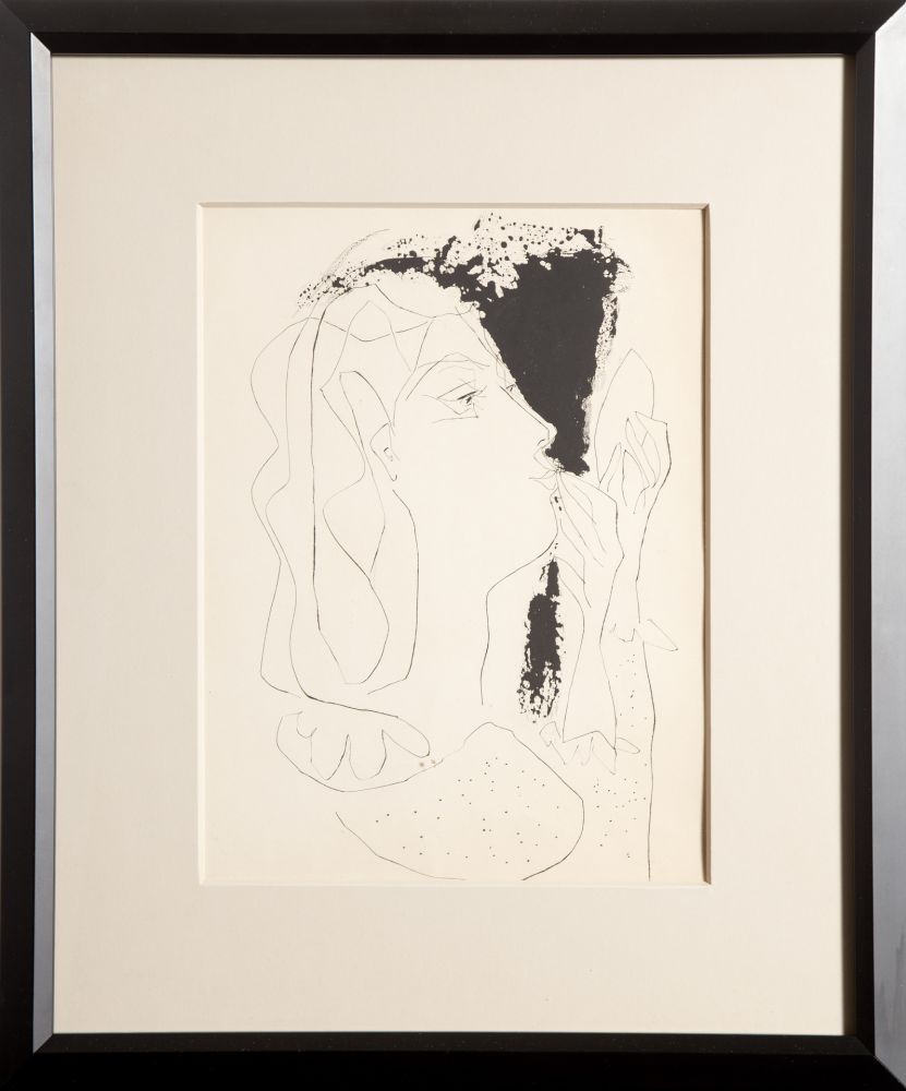 Incisione Picasso - Woman With Mirror