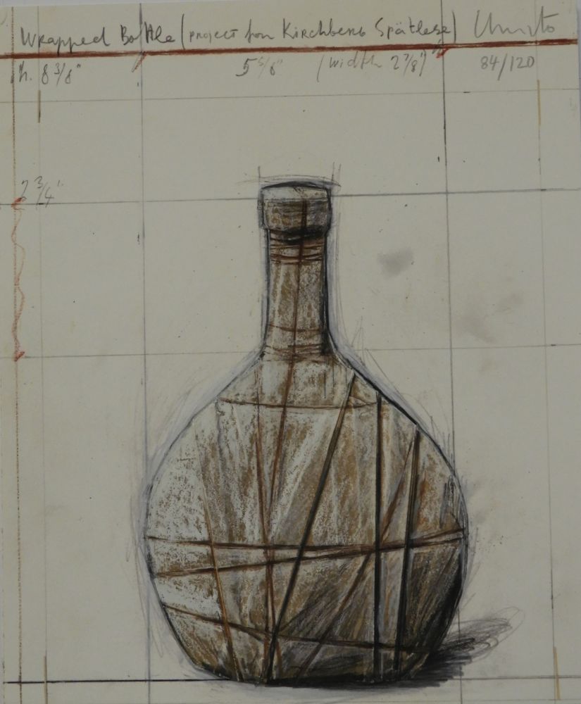 Multiplo Christo - Wrapped bottle