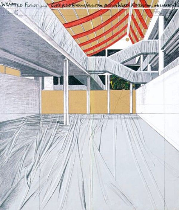 Multiplo Christo - Wrapped Floors and Covered Windows, Museum Würth