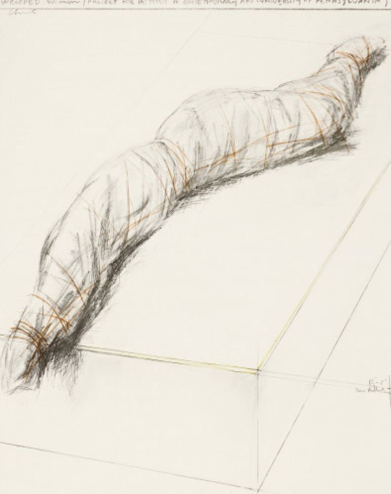 Serigrafia Christo - Wrapped Woman