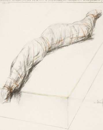 Serigrafia Christo - Wrapped Woman