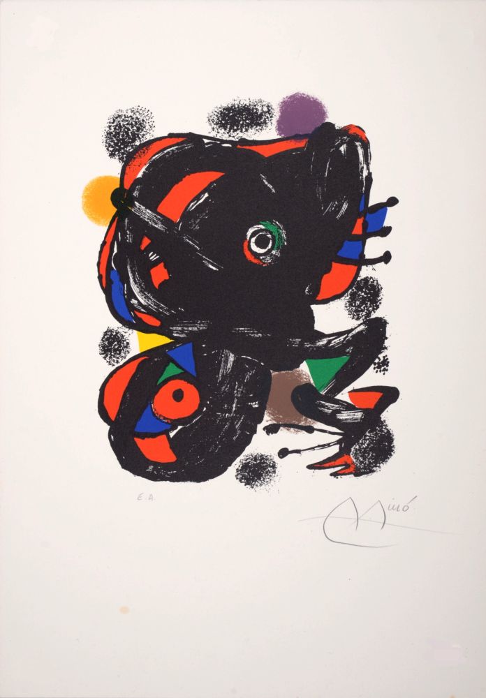 Litografia Miró - XXe siècle (n°46), 1976 - Hand-signed!