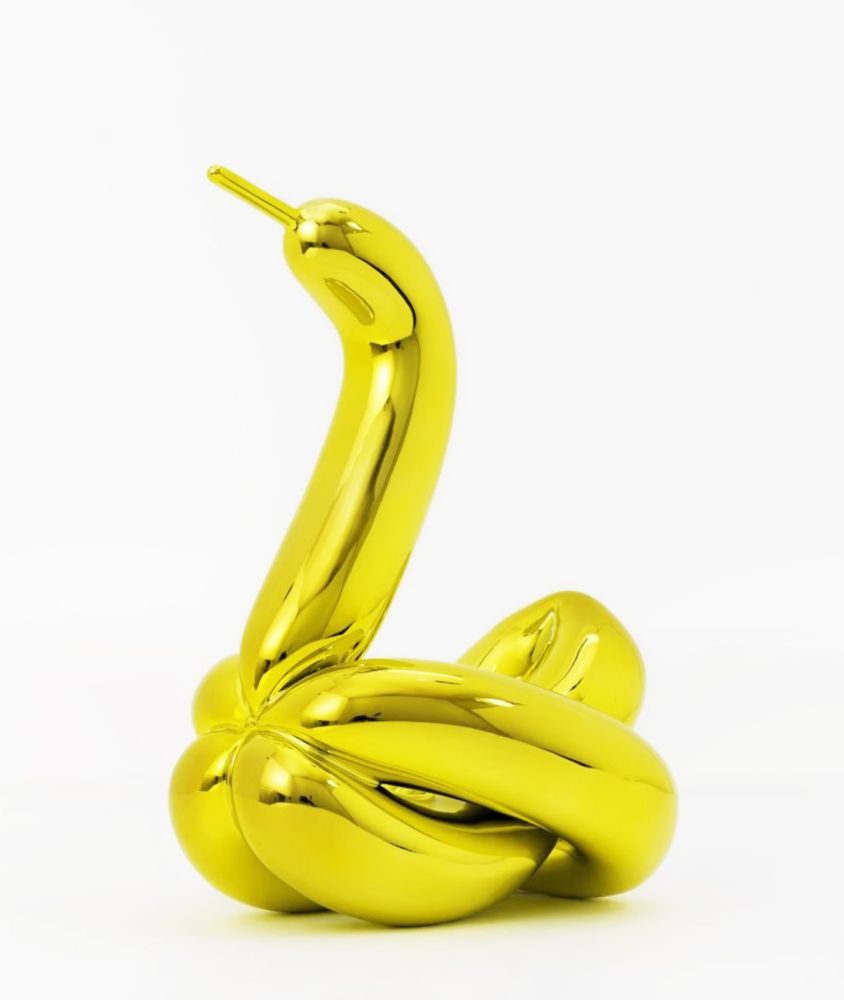 Non Tecnico Koons - Yellow Balloon Swan