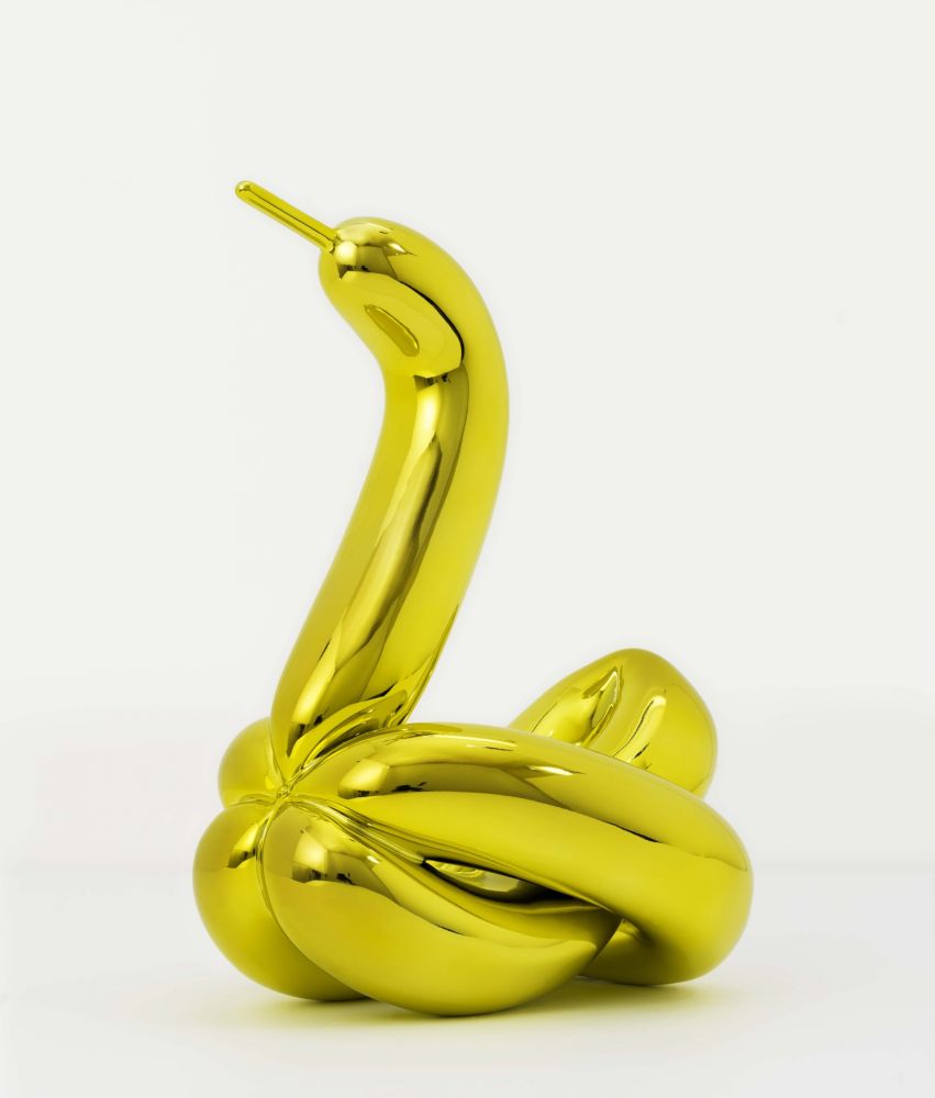 Non Tecnico Koons - Yellow Balloon Swan
