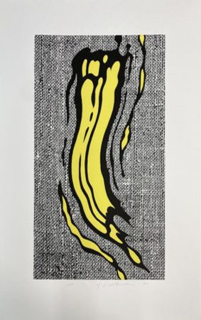 Incisione Lichtenstein - Yellow Brushstroke