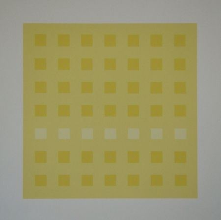 Serigrafia Calderara - Yellow Squares