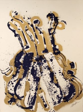 Serigrafia Arman - Yves Klein's Violins