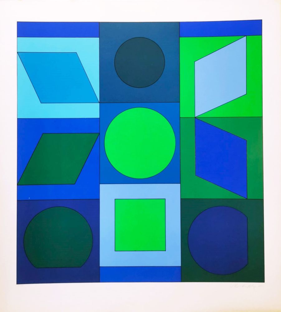 Serigrafia Vasarely - Zaphir 