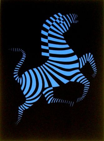 Serigrafia Vasarely - Zebra