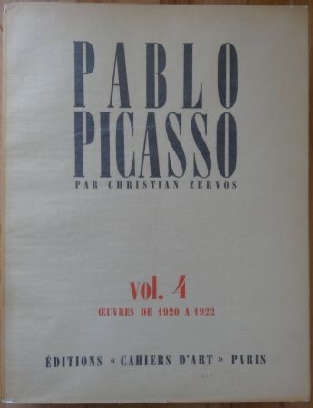 Libro Illustrato Picasso - Zervos Vol 4 (1920-1922)