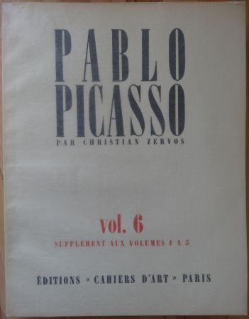 Litografia Picasso - Zervos Vol 6 (Supplément n° 1 à 5)