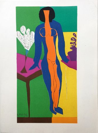 Litografia Matisse - ZULMA (1950). Rare épreuve du tirage de luxe sur Arches