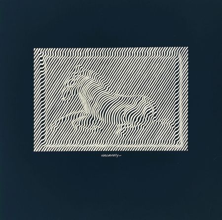 Serigrafia Vasarely - Zèbres cinétiques