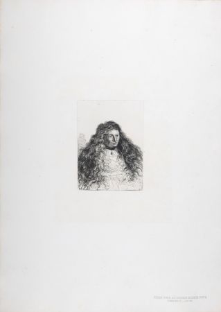 Rotocalcografia Rembrandt - Étude pour la grande mariée juive